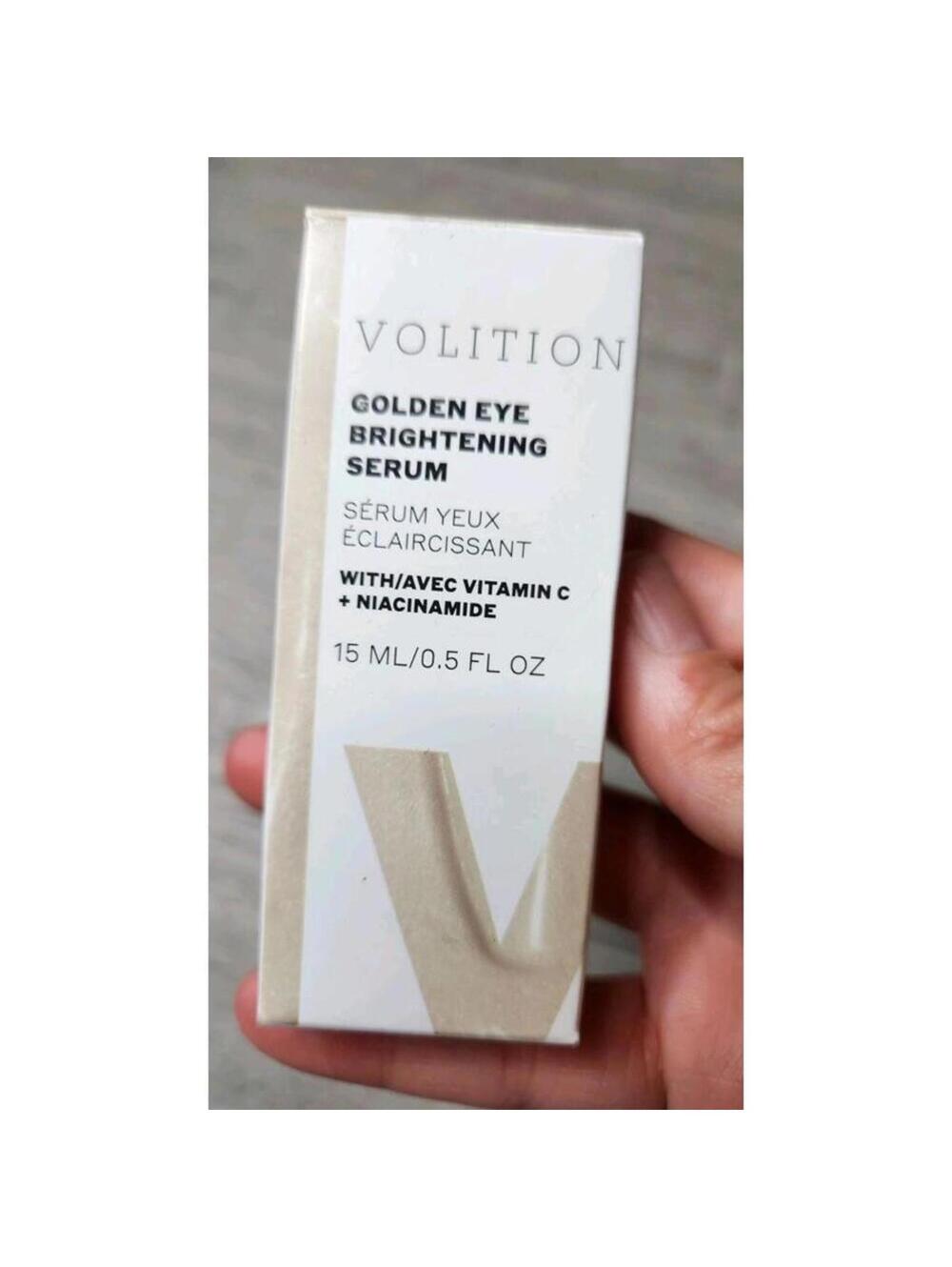 VOLITION GOLDEN EYE Brightening Serum Vitamin C Niacinamide .5oz New In Box - Picture 4 of 4